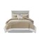 Gracie Mills Douglass Coral Jacquard Duvet Set 5-Piece Cotton Taupe Grace-453